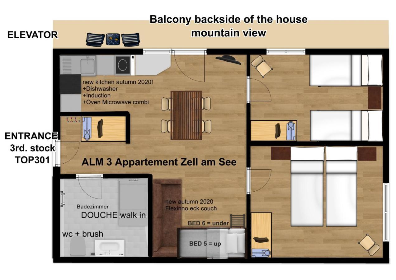 Alm Appartements Zellamsee Zell am See Exterior foto